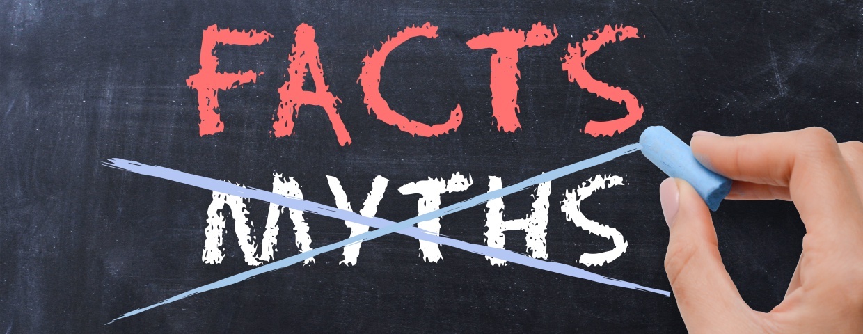 cardiac rehab myth crossed out on chalkboard cardiac rehab myth crossed out on chalkboard