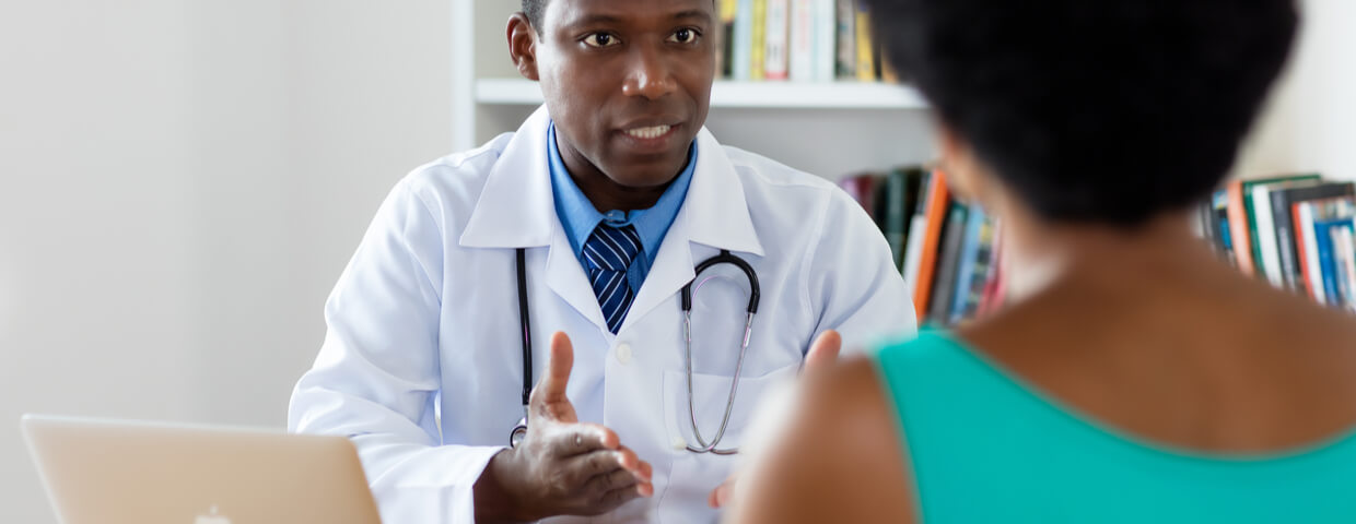 doctor discussing recovery with patient doctor discussing recovery with patient