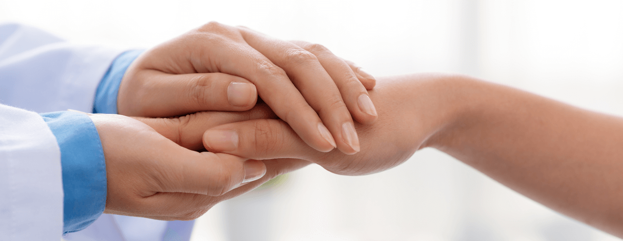 Doctor Hands Holding Patients Hand Doctor Hands Holding Patients Hand