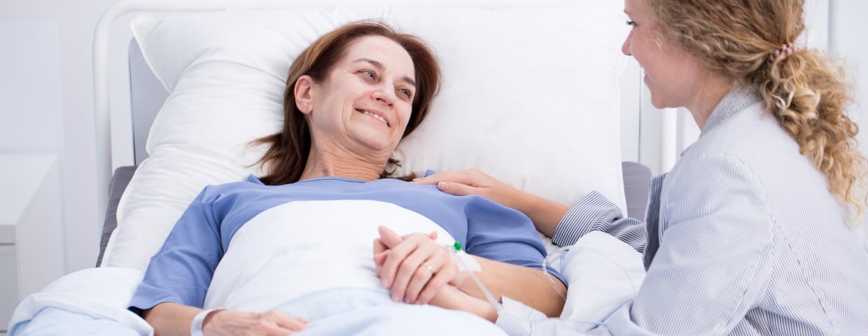 female patient recovering from heart surgery female patient recovering from heart surgery