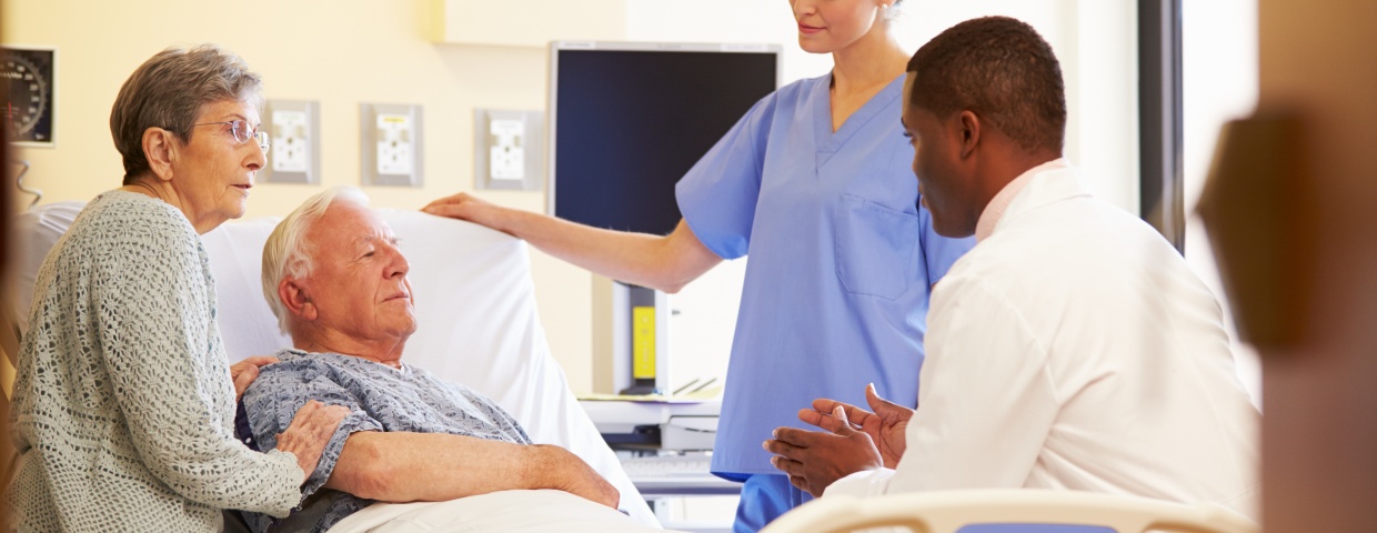 medical team with patient at a hospital medical team with patient at a hospital